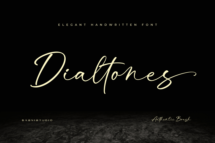 Dialtones Casual Handwritten Font