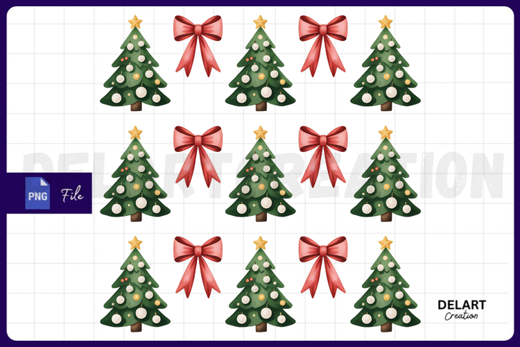 Xmas Tree Clipart Image 10