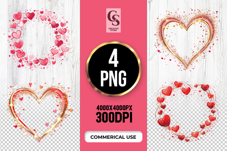 Outline Heart Clipart Image 14