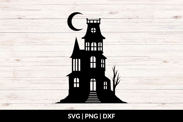 Scary Haunted House SVG, Halloween SVG