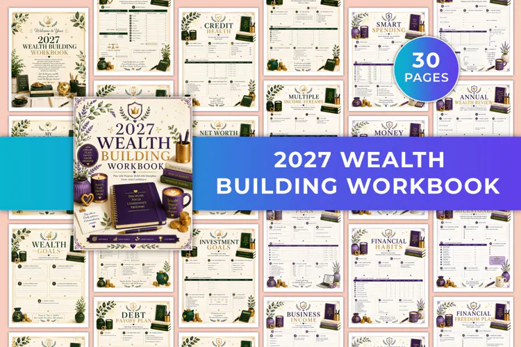 2027 Wealth Building Workbook Kdp interiors
