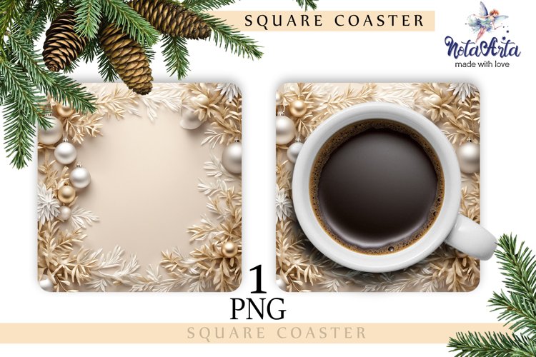 Christmas Coasters| PNG Christmas example image 1