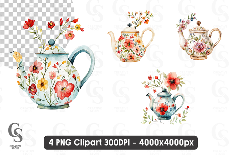 Tea Pot Clipart Image 12