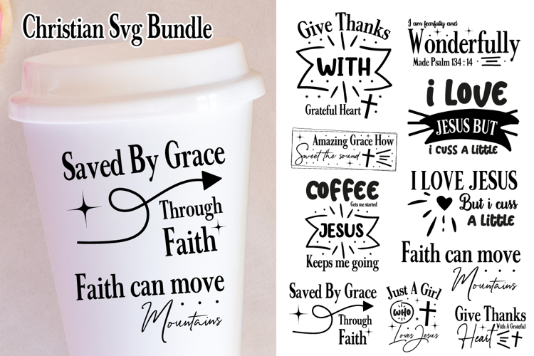Christian Quotes Svg Design/ Christian Designs