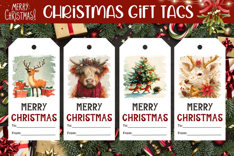 Christmas Tag Printable Image 3