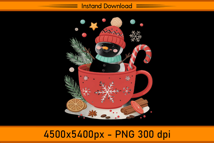 Christmas Snowman Clipart Image 12