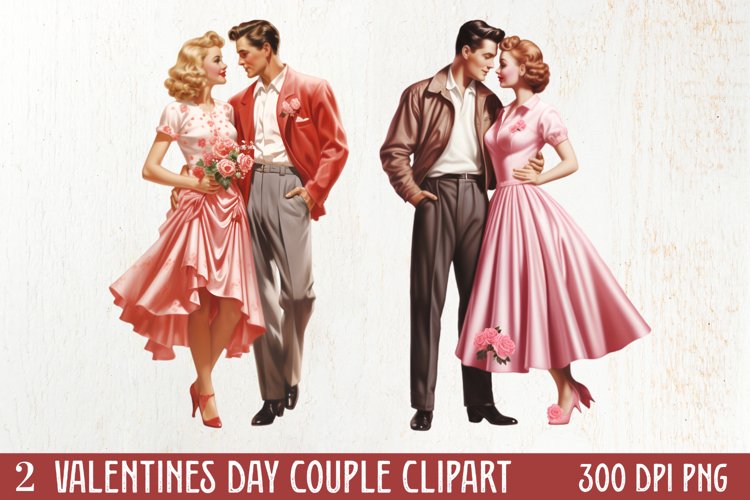 Valentines Day Couple Clipart, Valentines Clipart