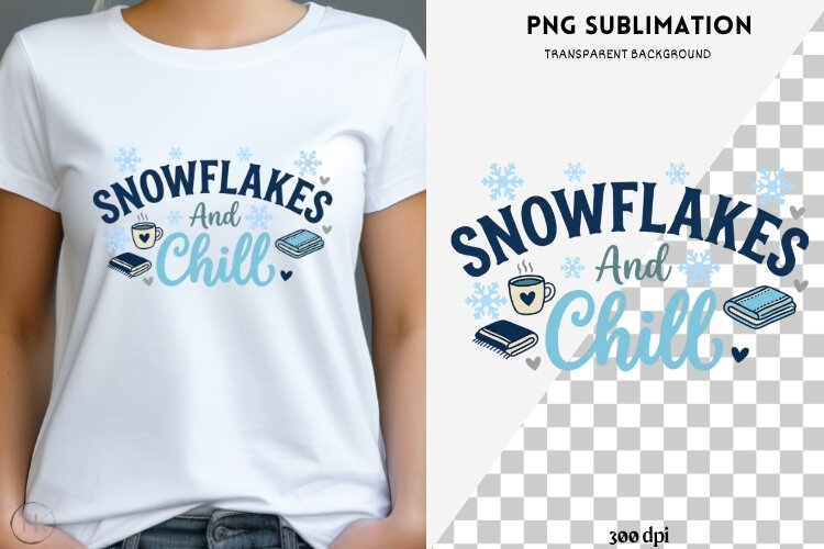 Winter phrases png design for T-shirts example image 1