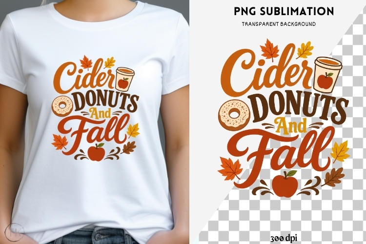 Autumn phrase png design for T-shirts