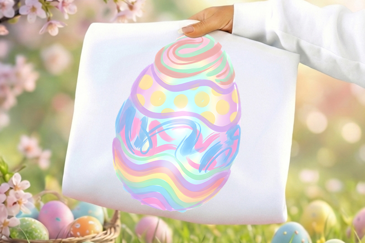 Brushstroke Easter Egg PNG, Happy Easter PNG, Easter Egg PNG