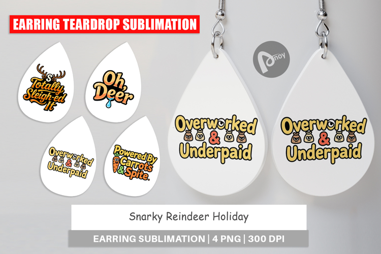 Earring Sublimation Designs Image 19