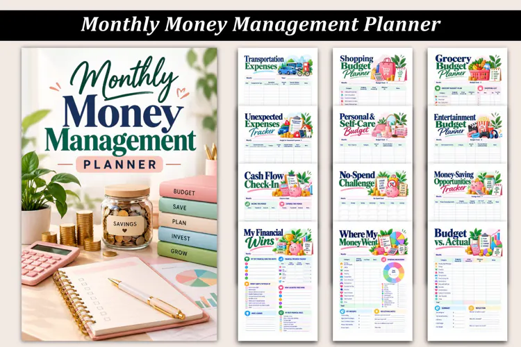 Monthly Money Management Planner