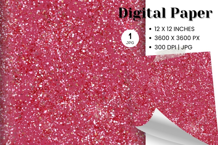 red glitter Background Wallpaper Sparkles Digital Paper_158