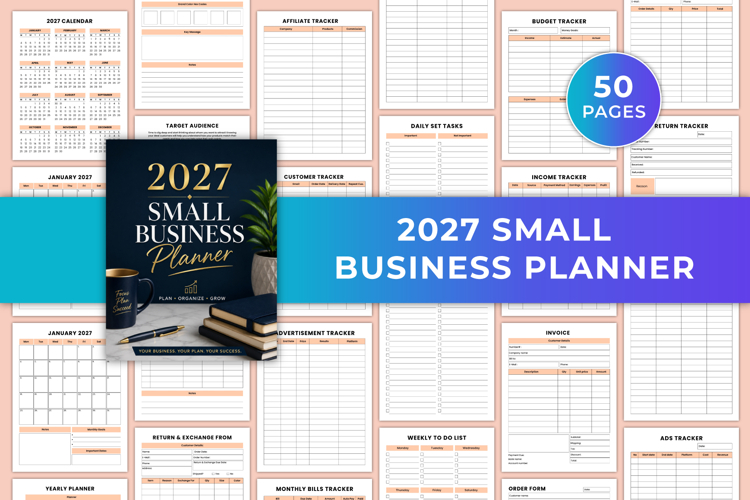 2027 Business Planner | Business Organizer, Finance