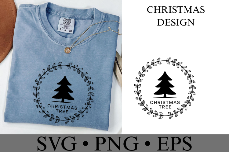Christmas Tree Silhouette Image 6