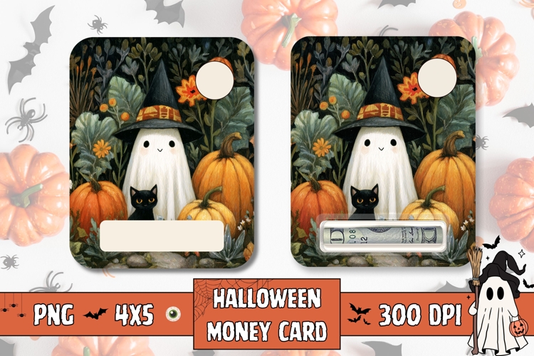 Cute Halloween Little Ghost Gift Card Printable