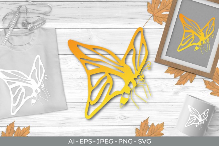 Butterfly Card Svg Image 6