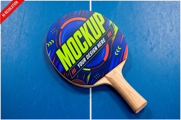 Ping Pong Paddle Rubber Surface Mock