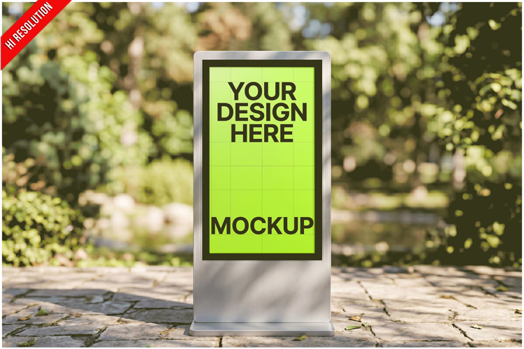 Digital Kiosk Outdoor Park