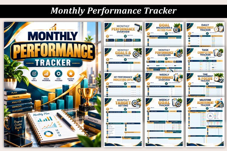 Monthly Performance Tracker example image 1