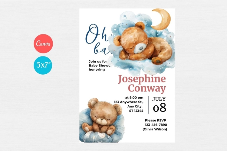 Baby Shower Invitation Template 293