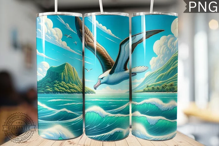 Albatross Tumbler Wrap - Albatross Tumbler Design