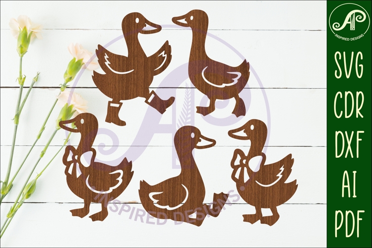 Silly goose Silhouette laser cut wall art