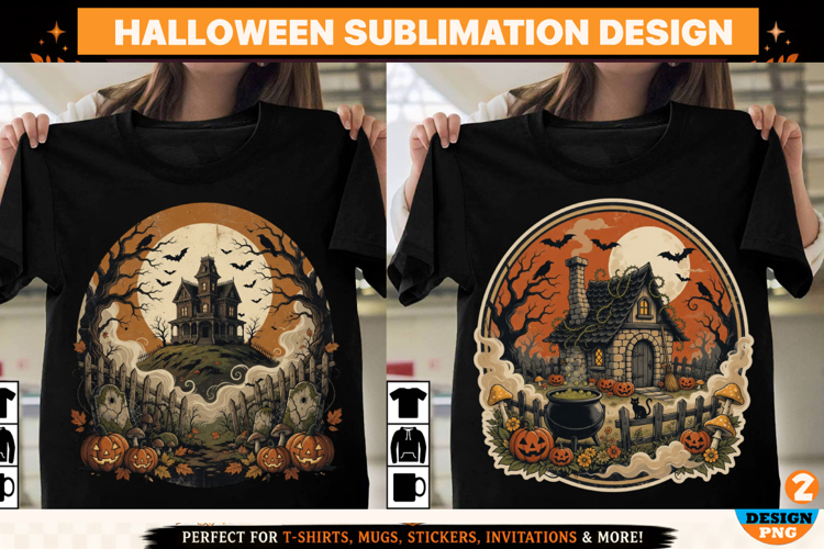 Halloween PNG | Haunted House PNG | Halloween Sublimation