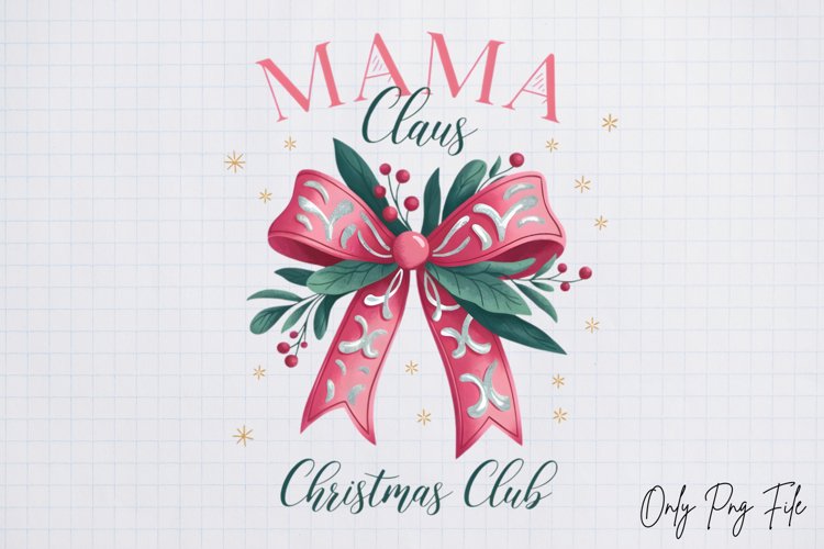 Mama Claus Svg Image 11
