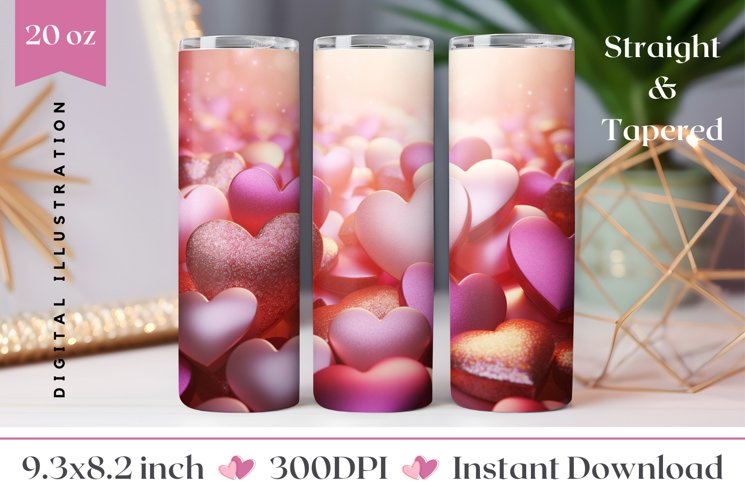 Glitter Sublimation Tumbler Design Image 2