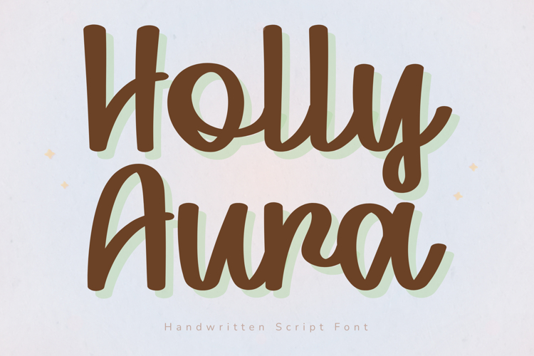 Holly Aura - Handwritten Script Font
