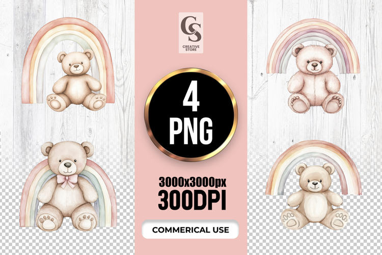 Cute Rainbow Clipart Image 17