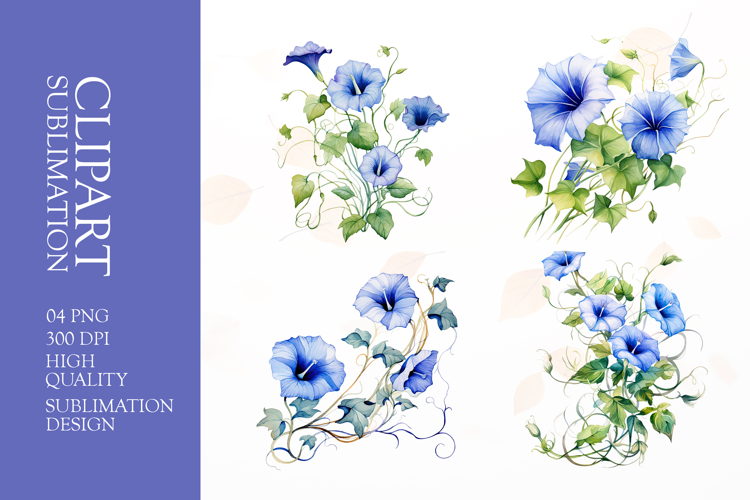 Watercolor Spring flower clipart PNG
