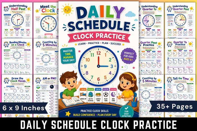 Daily Schedule Clock Practice