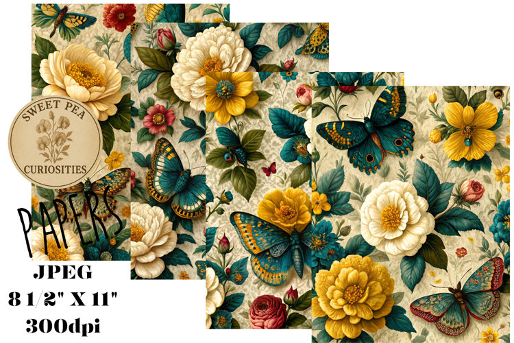 Shabby Chic, Papers, Junk Journal