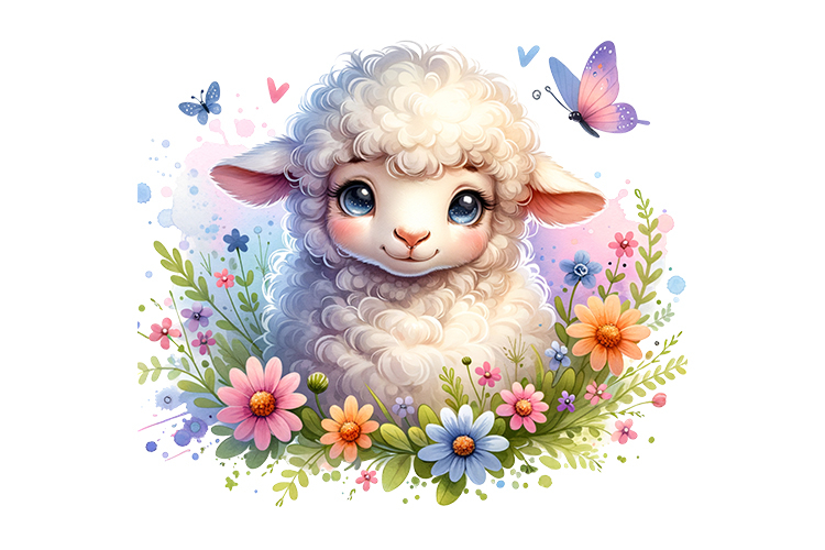 Sheep Clipart Image 22