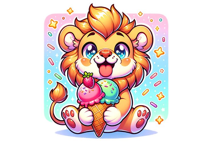 Cute Lion Clipart Image 16