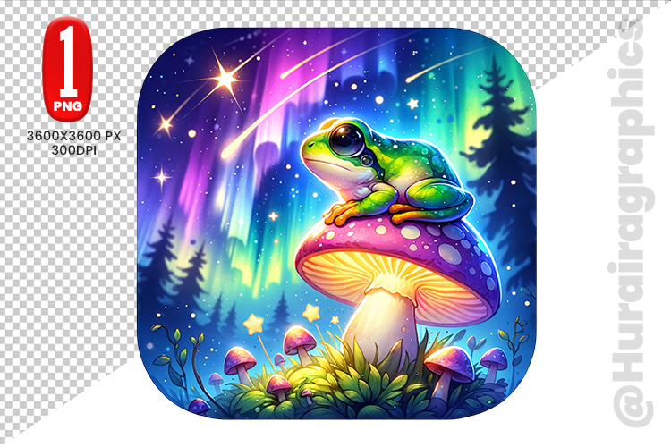 Cute Frog Clipart Image 9
