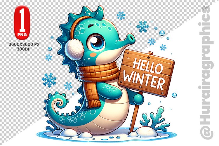 Sea Horse Clipart Image 20