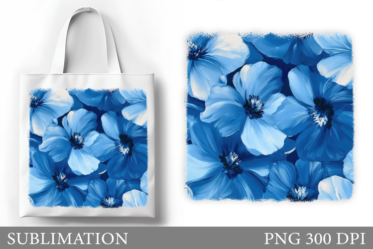 Flowers Tote Bag Design. Floral Tote Bag Sublimation