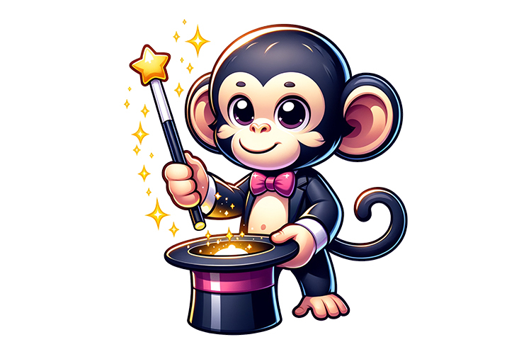 Cute Monkey Clipart Image 15