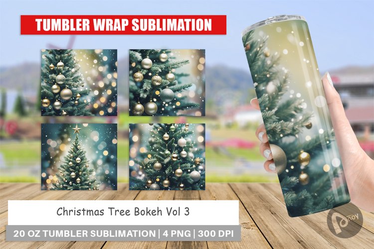 Christmas Tumbler Wrap Image 3