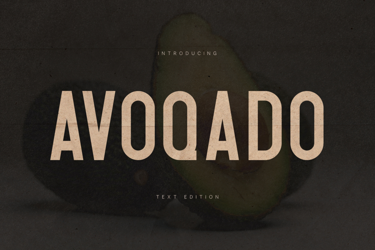 Avoqado Bold Modern Sans Serif Font
