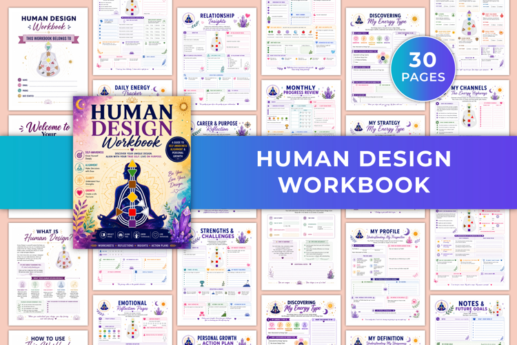 Human Design Workbook | Self-Awareness, Alignment & Growth