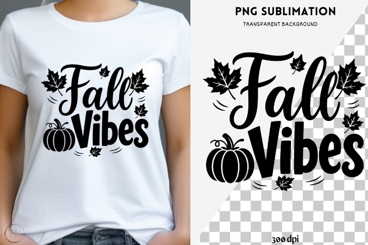 Fall phrases png design for T-shirts