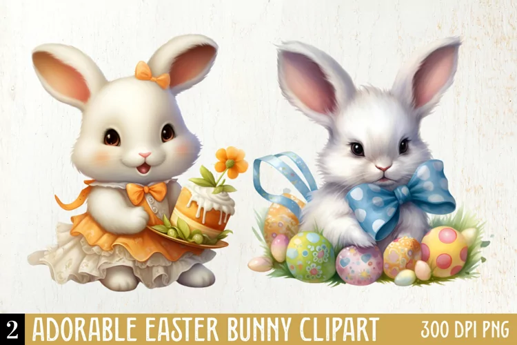 Adorable Easter Bunny Clipart