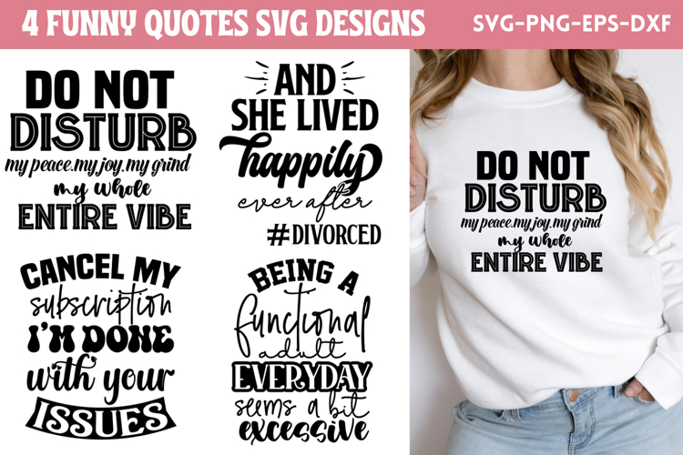 Funny Quotes SVG