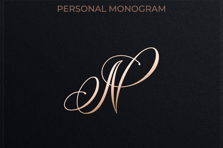 N Monogram Logo, Elegant Initial Monogram