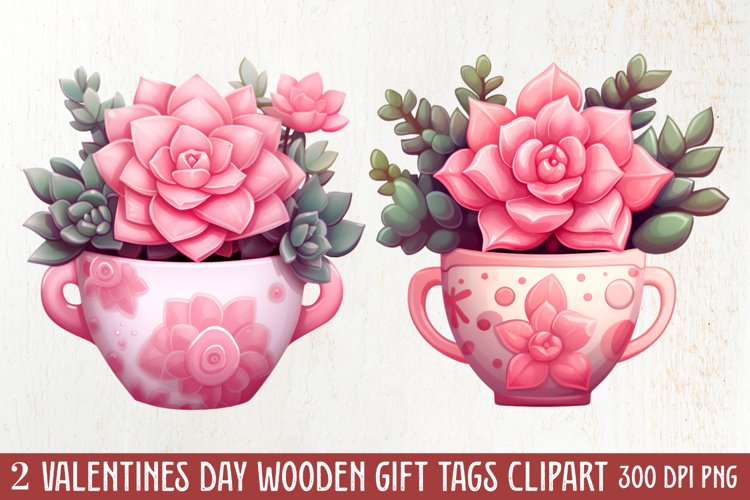 Watercolor Succulent Clipart Image 16