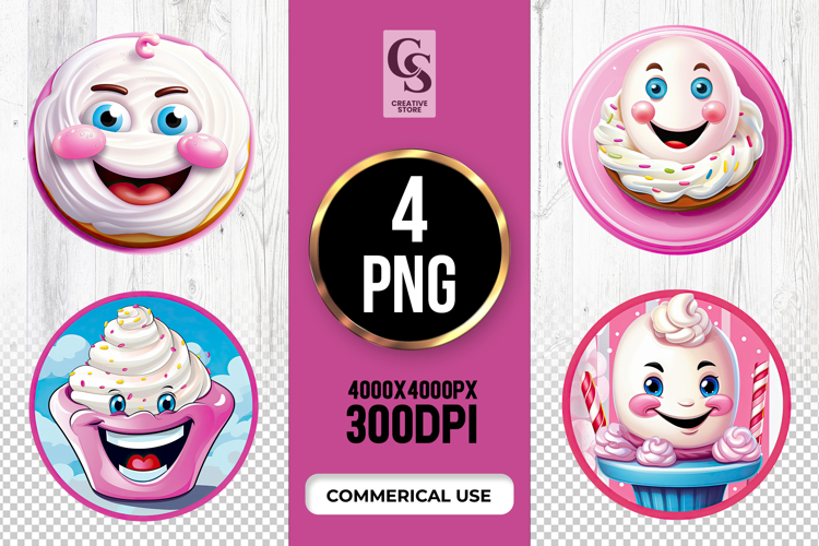 Cute Cupcake Clipart Image 13